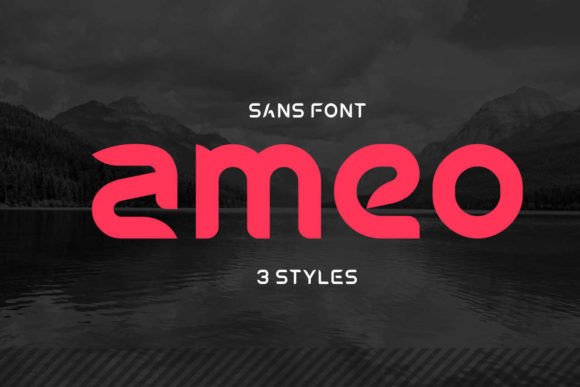 Ameo: A Modern Sans Serif Font for Confident Digital Branding