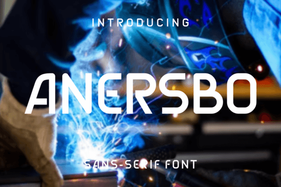 Anersbo: A Futuristic Font for Modern Campaigns