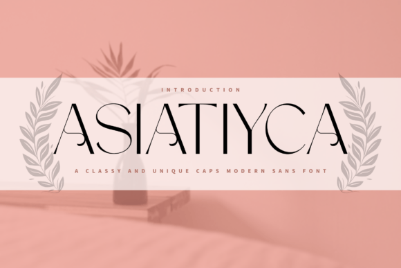 Asiatiyca: A Modern Sans Serif Font for Crafters