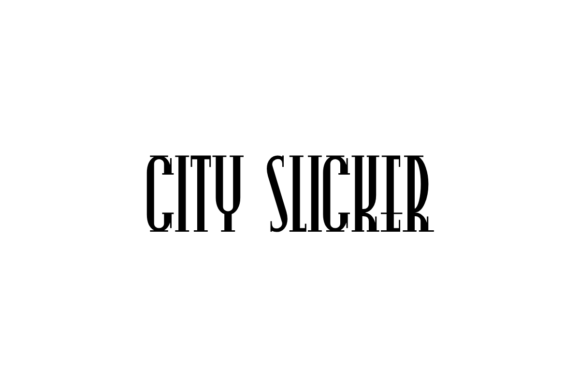 City Slicker: A Modern Serif for Creative Projects