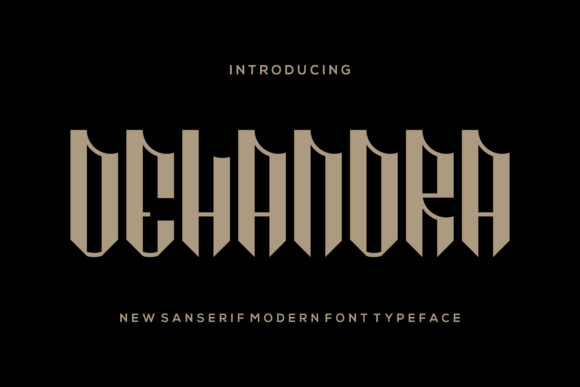 Dehandra: Bold Blackletter Font for Creative Projects