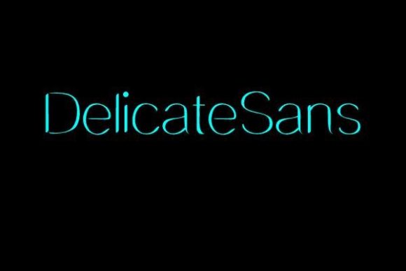 DelicateSans: A Modern Font for Creative Projects