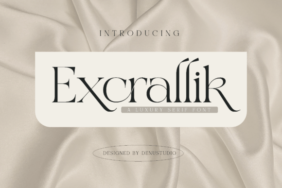 Excrallik: A Serif Font for Elegant Design