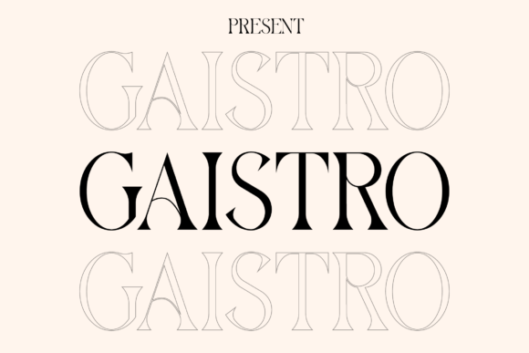 Gaistro: A Stylish Serif Font