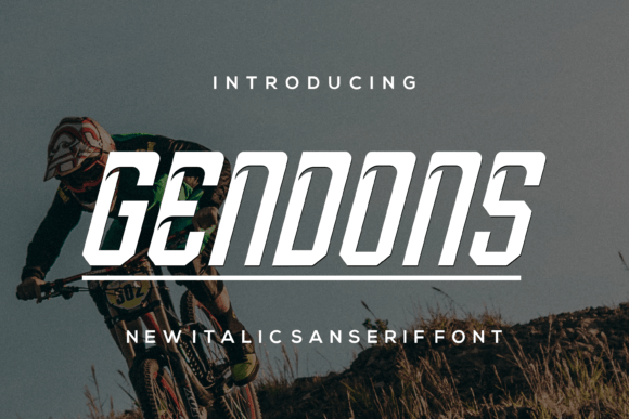 Gendons: A Modern Font for Creative Makers