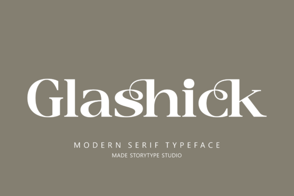 Glashick Font: Elegant Serif for Web Design