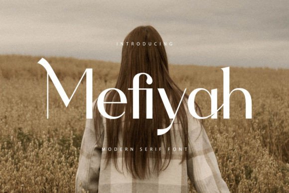 Mefiyah Font for Business Branding
