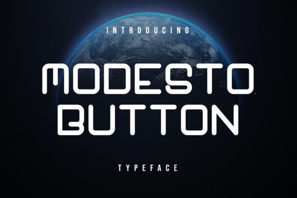 Modesto Button: A Bold Font for Creative Projects