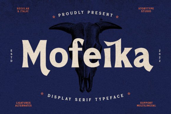 Mofeika: A Serif Font for Elegant Design