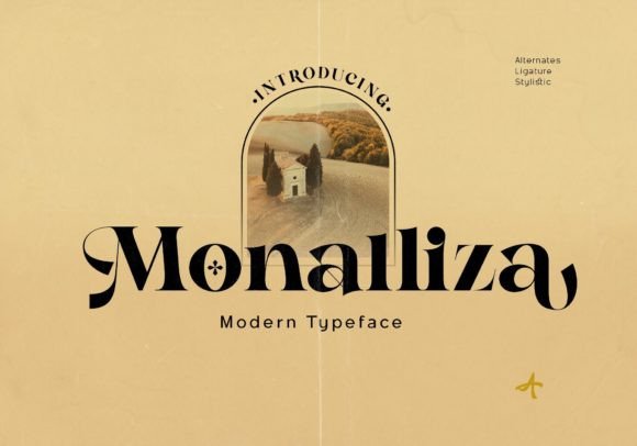 Monalliza: A Sophisticated Serif Font