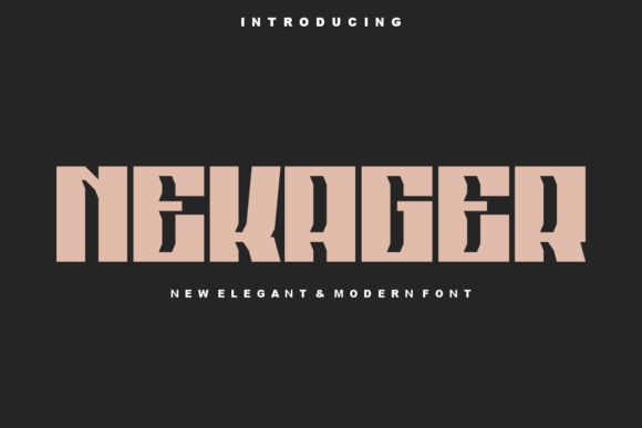 Nekager: A Modern Font for Business