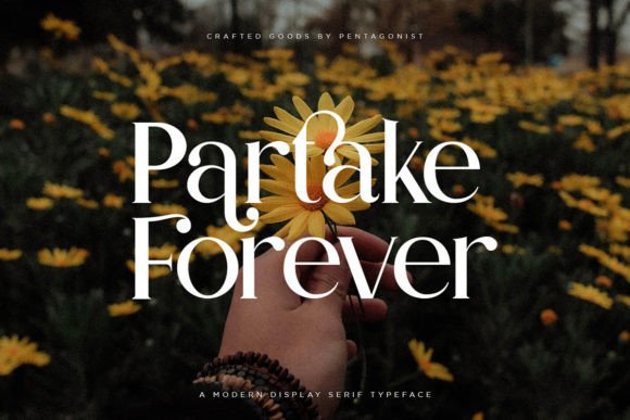 Partake Font: Elegant Typography for Crafters