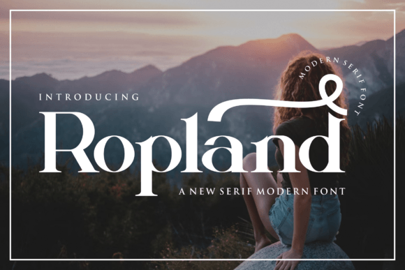 Ropland: A Bold Serif for Web Design