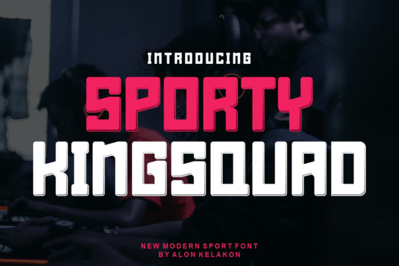 Sporty Kingsquad: A Bold Font for Digital Marketing