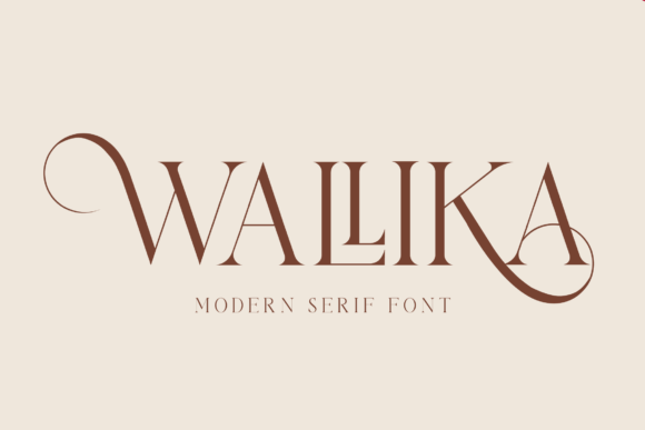Wallika: A Stylish Serif for Web Design